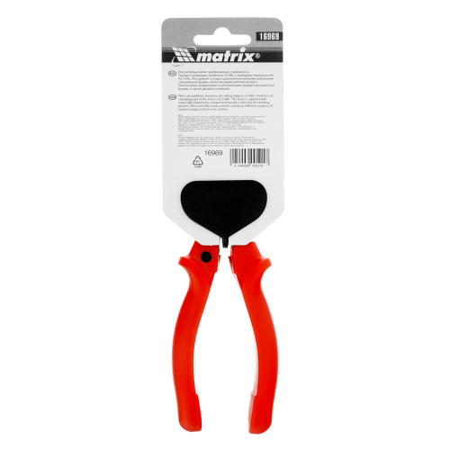 Плоскогубцы комбинированные Standard, 160 мм, шлифованные, пластмассовые рукоятки Matrix по ценам производителя в Москве с доставкой по всей России