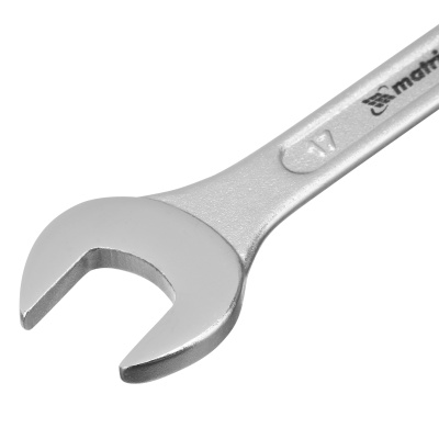 Набор ключей рожковых, 6-17 мм, 6 шт, CrV, хромированные Matrix по ценам производителя в Москве с доставкой по всей России