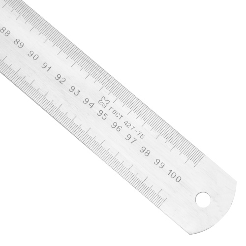 Линейка измерительная, 1000 мм, металлическая по ценам производителя в Москве с доставкой по всей России