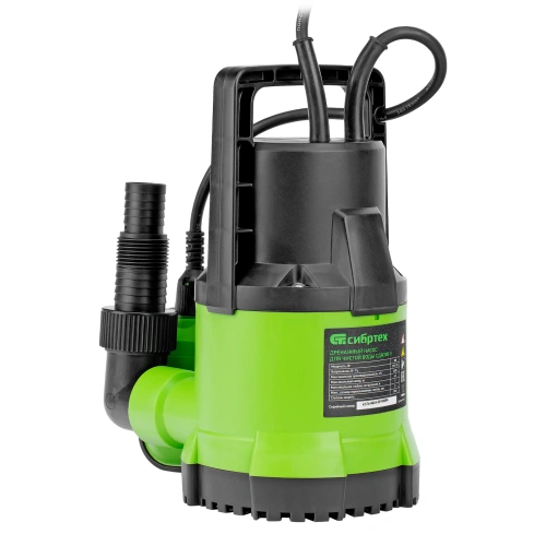 Дренажный насос для чистой воды СДН300-5, 300 Вт, напор 6.5м, 6500 л/ч Сибртех по ценам производителя в Москве с доставкой по всей России