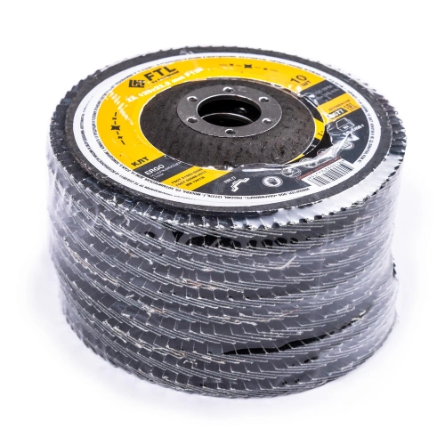 Круг лепестковый для шлифования по нержавеющей стали FTL Ergo 27 цирконий 125 х 22,2 мм P120 купить в Москве с доставкой по всей России | ProtosMarket.ru