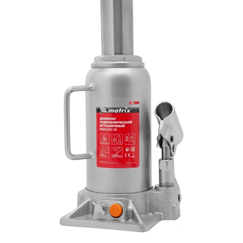 Домкрат гидравлический бутылочный, 12 т, h подъема 230-465 мм Matrix по ценам производителя в Москве с доставкой по всей России