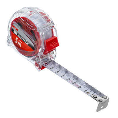 Рулетка Crystal,5 м х 25 мм,корпус из поликарбоната Matrix по ценам производителя в Москве с доставкой по всей России