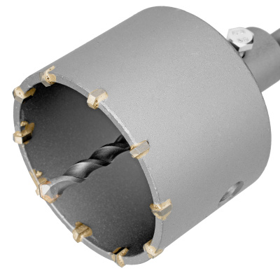 Коронка по бетону в сборе, М22 х 80 мм, SDS Plus Сибртех по ценам производителя в Москве с доставкой по всей России