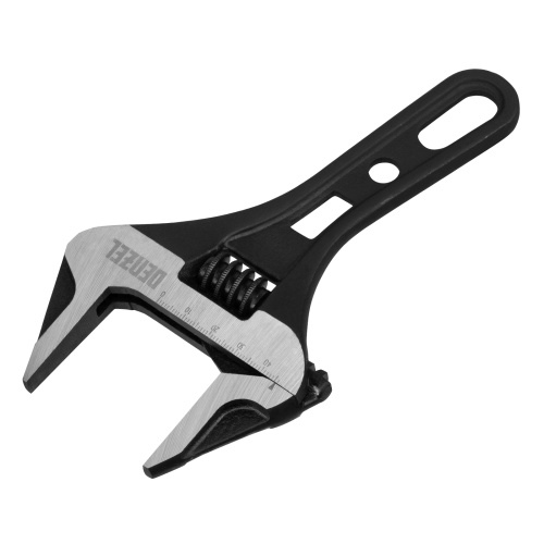 Ключ разводной 185 мм, CrV, кованый, укороченная рукоятка Denzel по ценам производителя в Москве с доставкой по всей России