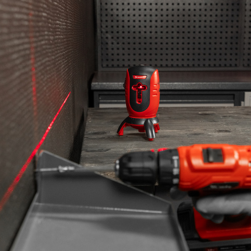 Лазерный уровень ML01T, дальность 10 м, точность ± 0,5 мм, / 1 м, длина волны 650 нм, проекция 1 вертикальная 1 горизонтальная плоскость, резьба под штатив 5/8" Matrix по ценам производителя в Москве с доставкой по всей России