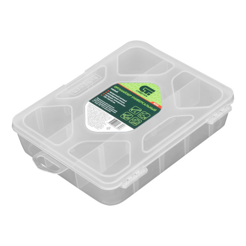 Органайзер универсальный малый, прозрачный матовый 19 х 16 х 4.5 см Сибртех по ценам производителя в Москве с доставкой по всей России