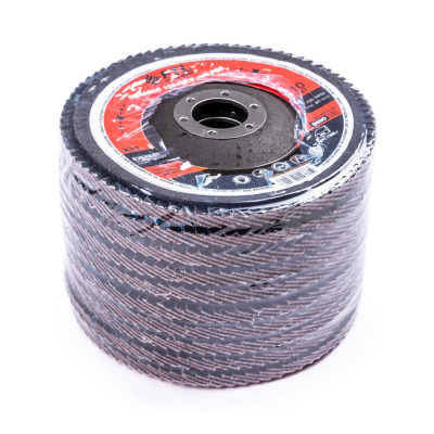 Круг лепестковый с керамическим абразивом для шлифования по нержавеющей стали FTL Everest 29 125 х 22,2 мм P80 по ценам производителя в Москве с доставкой по всей России