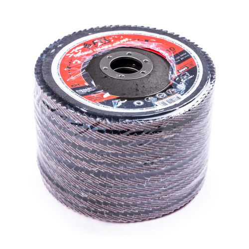 Круг лепестковый с керамическим абразивом для шлифования по нержавеющей стали FTL Everest 29 125 х 22,2 мм P80 по ценам производителя в Москве с доставкой по всей России