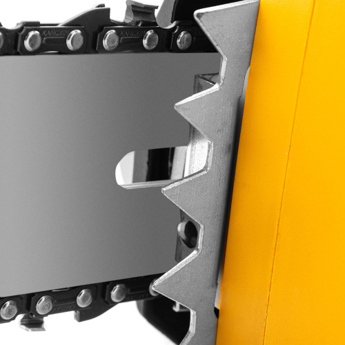 Пила цепная электрическая EDS-1800P, 1.8 кВт,поперечная, шина 40 см, шаг 3/8, паз 1.3 мм, 57 звеньев Denzel по ценам производителя в Москве с доставкой по всей России