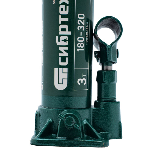 Домкрат гидравлический бутылочный, 3 т, 180-320 мм Сибртех по ценам производителя в Москве с доставкой по всей России