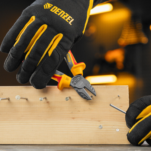 Бокорезы, диэлектрические рукоятки, до 1000 В, трехкомпонентные рукоятки, 160 мм Denzel по ценам производителя в Москве с доставкой по всей России