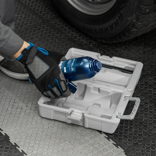 Домкрат гидравлический бутылочный, 5 т, h подъема 207-404 мм, в пластиковом кейсе Stels по ценам производителя в Москве с доставкой по всей России