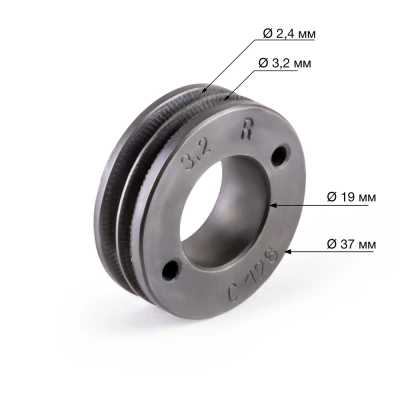 Ролик WECO 2.4/3.2 D=37 d=19 VK купить в Москве с доставкой по всей России | ProtosMarket.ru