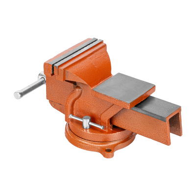 Тиски слесарные, 150 мм, поворотные, с наковальней Sparta по ценам производителя в Москве с доставкой по всей России