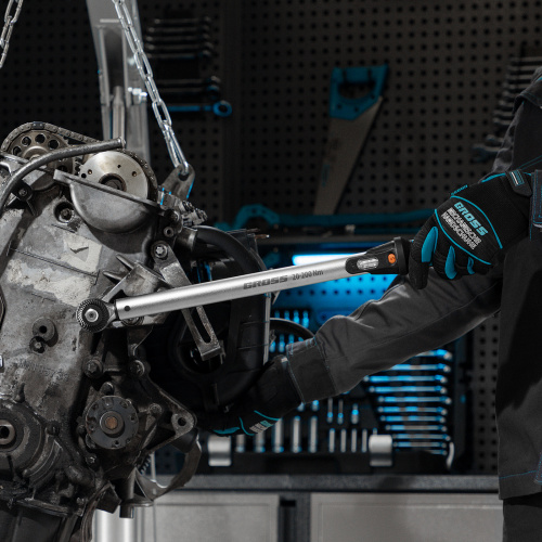 Ключ динамометрический, 20-200 Нм, 1/2", CrV Gross по ценам производителя в Москве с доставкой по всей России