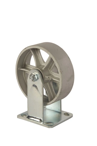 Колесо большегрузное неповоротное FCS 63 150 мм чугунное (F) по ценам производителя в Москве с доставкой по всей России