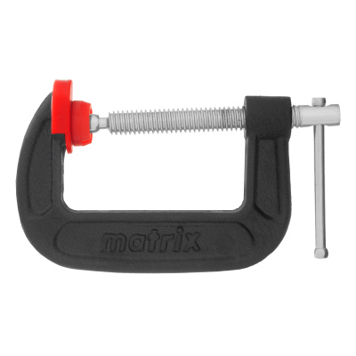 Струбцина G-образная, 75 мм Matrix по ценам производителя в Москве с доставкой по всей России