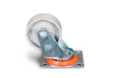 Колесо поворотное чугунное EM01 VKV 80 80 мм термостойкое по ценам производителя в Москве с доставкой по всей России