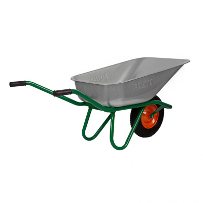 Тачка садово-строительная, усиленная, грузоподъемность 200 кг, объем 90 л по ценам производителя в Москве с доставкой по всей России