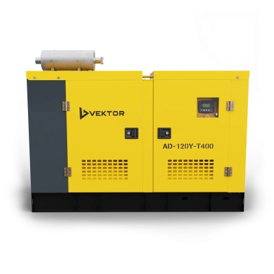 Дизельный генератор Vektor AD-120Y-T400 в шумозащитном кожухе с АВР по ценам производителя в Москве с доставкой по всей России