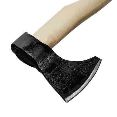 Топор кованый, в сборе, 700/950 г, деревянное топорище, 400 мм, таежный "Олень" по ценам производителя в Москве с доставкой по всей России