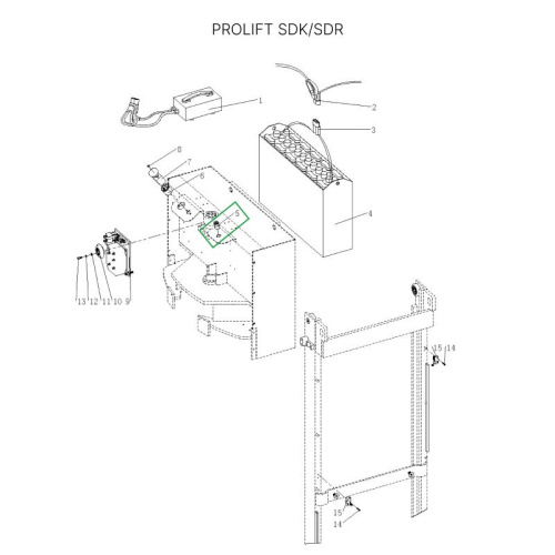 Замок включения питания для штабелеров SDR 1536/1545S/1645/1656/2036/2045, SDK, для тележек SK20 по ценам производителя в Москве с доставкой по всей России