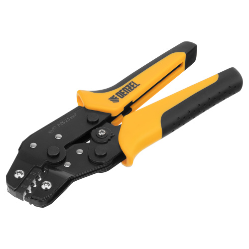 Клещи для обжима неизолированных наконечников НК и НВ, разъемов РП, 0,25 - 2,5 мм2 Denzel по ценам производителя в Москве с доставкой по всей России