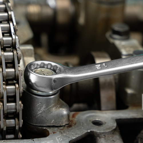 Ключ комбинированный, 12 мм, CrV, матовый хром Stels по ценам производителя в Москве с доставкой по всей России