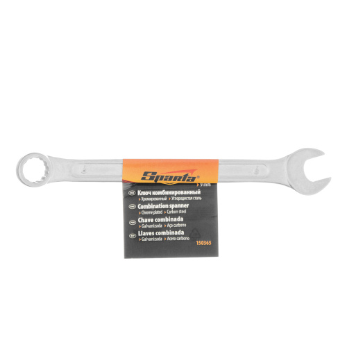 Ключ комбинированный, 9 мм, хромированный Sparta по ценам производителя в Москве с доставкой по всей России