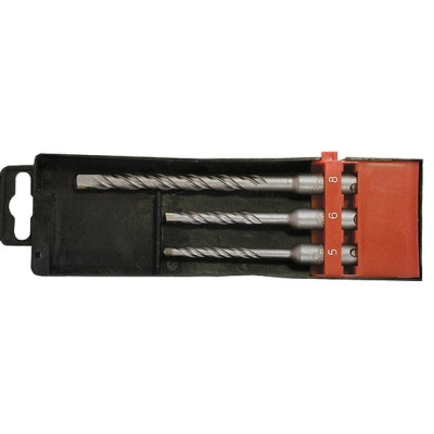 Набор буров по бетону, 5 х 110.6 х 110.8 х 160 мм, 3 шт, в пластиковой коробке, SDS Plus Matrix по ценам производителя в Москве с доставкой по всей России