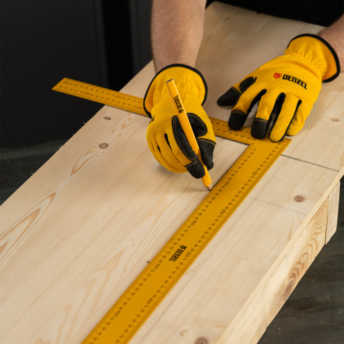 Угольник стальной, 400 х 600 мм Denzel по ценам производителя в Москве с доставкой по всей России