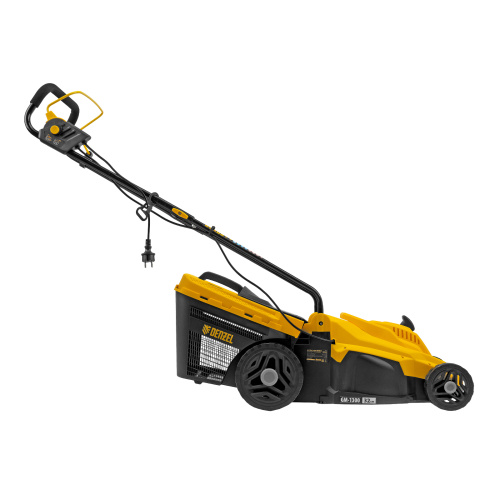 Газонокосилка электрическая GM-1300, 1300 Вт, шир. 32 см, 5 уров., травосб. 35 л Denzel по ценам производителя в Москве с доставкой по всей России
