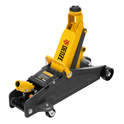 Домкрат гидравлический подкатной с фиксатором, 2,8 т, 135-385 мм Denzel по ценам производителя в Москве с доставкой по всей России