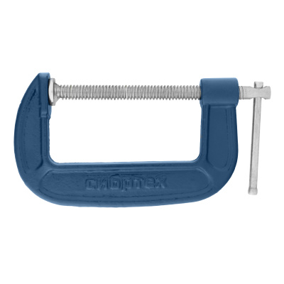 Струбцина G-образная, 100 мм Сибртех по ценам производителя в Москве с доставкой по всей России