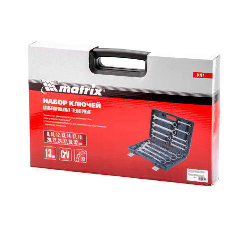 Набор ключей комбинированных, трещоточных 13 шт. Matrix по ценам производителя в Москве с доставкой по всей России