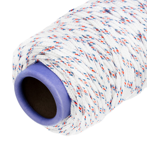 Фал плетеный полипропиленовый с сердечником, 6 мм, L100 м, 16-прядный, Сибртех по ценам производителя в Москве с доставкой по всей России