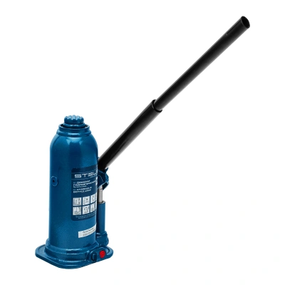 Домкрат гидравлический бутылочный, 5 т, h подъема 207-404 мм Stels по ценам производителя в Москве с доставкой по всей России