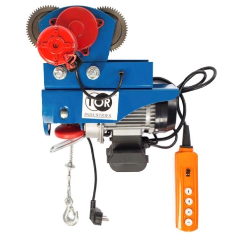 С ТЕЛЕЖКОЙ таль электрическая TOR PA 600/1200 кг 12/6 м (серия T) по ценам производителя в Москве с доставкой по всей России