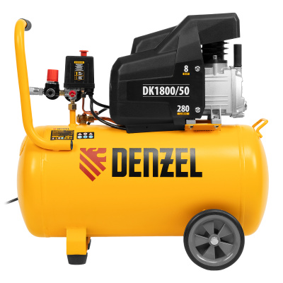 Компрессор воздушный DK1800/50, Х-PRO 1.8 кВт, 280л/мин, 50л Denzel по ценам производителя в Москве с доставкой по всей России