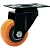 Колесо мебельное поворотное SCZ 25 50 мм (оранжевый) по ценам производителя в Москве с доставкой по всей России