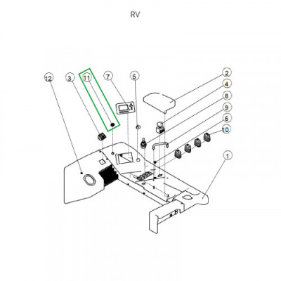 Замок зажигания с ключом для ричтрака RV (24V) по ценам производителя в Москве с доставкой по всей России