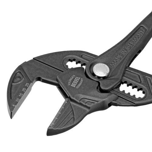 Клещи переставные, кнопочный механизм, обливные рукоятки, сантехнические, 250 мм Denzel по ценам производителя в Москве с доставкой по всей России