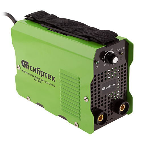 Инверторный аппарат дуговой сварки ИДС-220K, 220 А, ПВ 80%, диаметр электрода 1,6-5 мм Сибртех по ценам производителя в Москве с доставкой по всей России