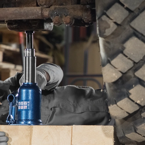 Домкрат гидравлический бутылочный телескопический, 8 т, подъем 180-410 мм Stels по ценам производителя в Москве с доставкой по всей России