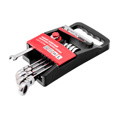 Набор ключей комбинированных, трещоточных шарнирных 5 шт. Matrix по ценам производителя в Москве с доставкой по всей России