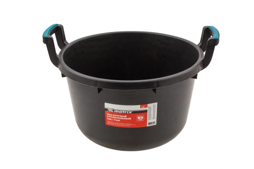 Таз круглый строительный гибкий с ручками, 30 л Matrix по ценам производителя в Москве с доставкой по всей России