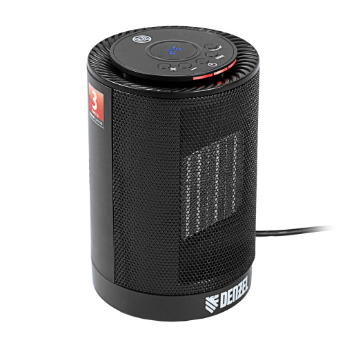 Тепловентилятор электрический керамический DTFC-1200, 3 режима, вентилятор, нагрев 600/1200 Вт Denzel по ценам производителя в Москве с доставкой по всей России