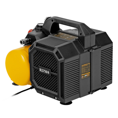 Компрессор  DLS750/6 безмасляный малошумный 750 Вт, 140 л/мин,ресивер 6 л Denzel по ценам производителя в Москве с доставкой по всей России