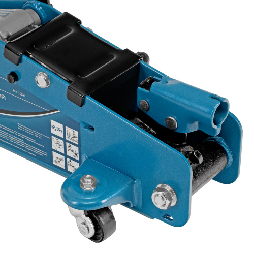 Домкрат гидравлический подкатной с фиксатором, 2.5 т, Safety Pin, 140-385 мм, в кейсе Stels по ценам производителя в Москве с доставкой по всей России